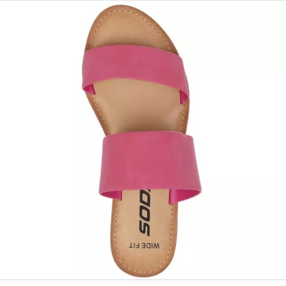 Soda Women's Double Band Abbey Sandals NWB